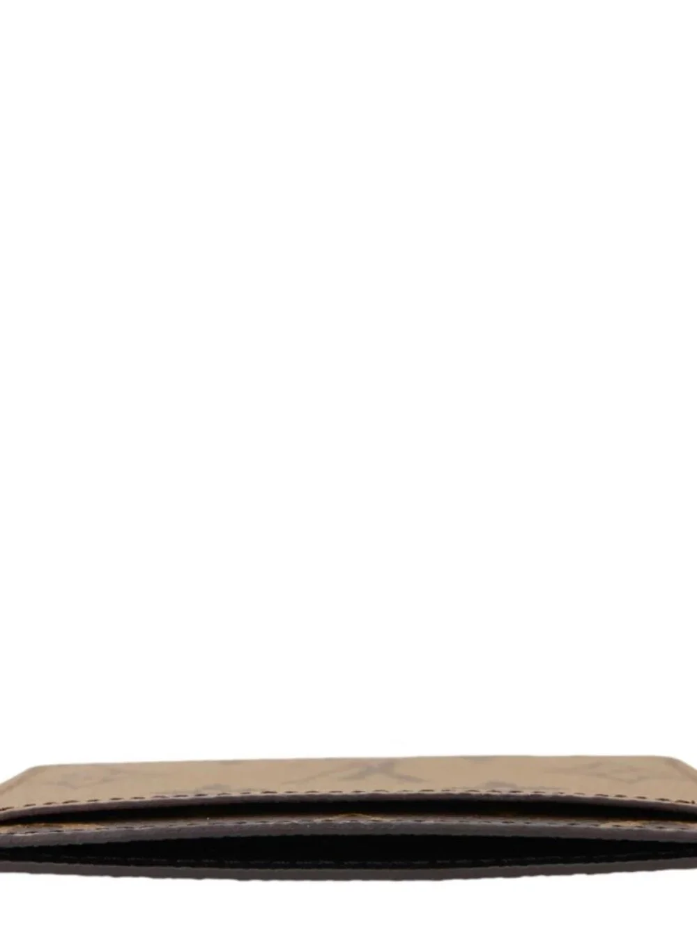 Louis Vuitton  Reverse Monogram Canvas Card holder Brown